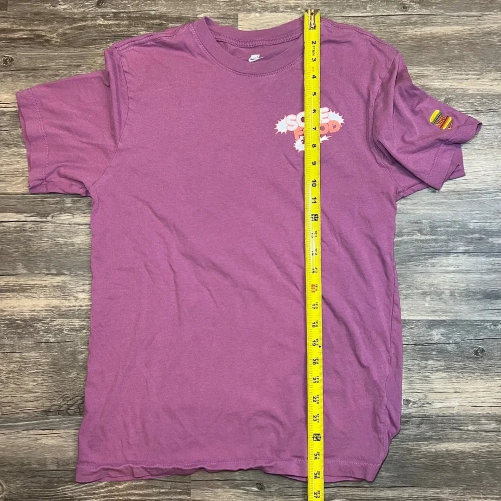 Nike Sole Food Graphic Tee Burger Box Pink‎ Streetwear T-Shirt Size Small